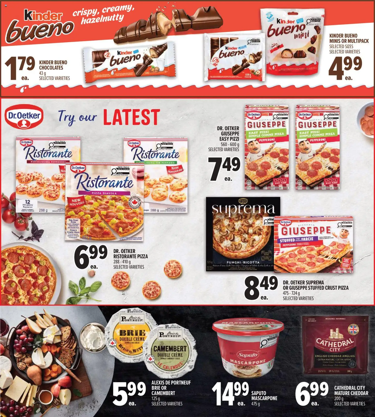 Metro flyer valid from Sep 24, 2026 | Page: 15 | Products: Hat, Mascarpone, Cheddar, Pizza