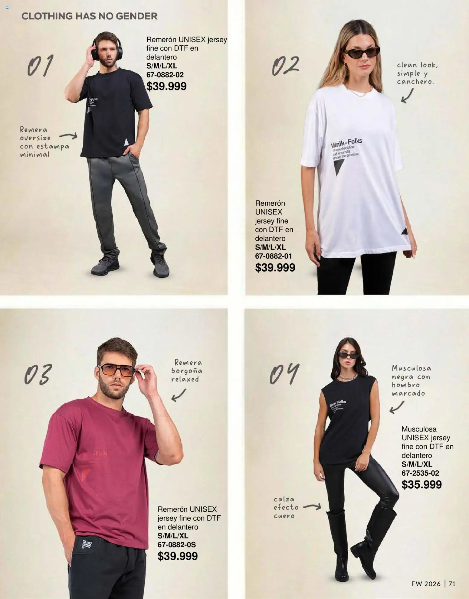 Vitnik - Mujer │ válido desde el 01/04/2026 | Página: 71 | Productos: Remera, Musculosa