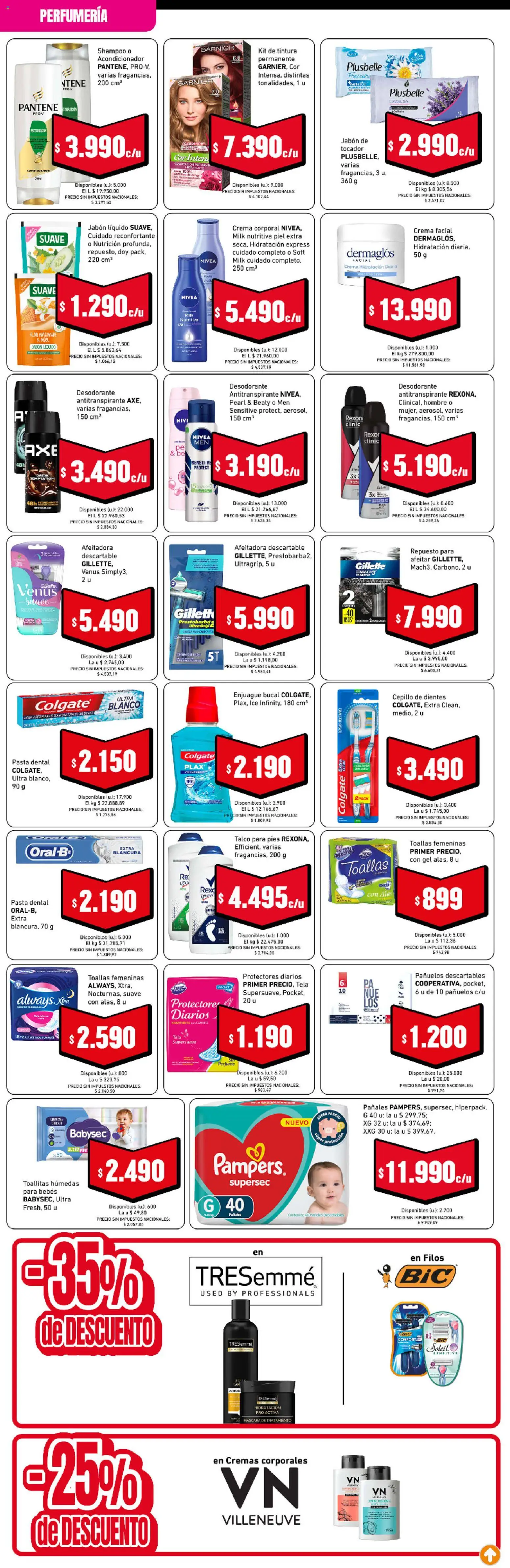 Cooperativa Obrera catálogo │ válido desde el 23/07/2026 | Página: 6 | Productos: Jabón líquido, Toallitas húmedas, Jabón, Antitranspirante