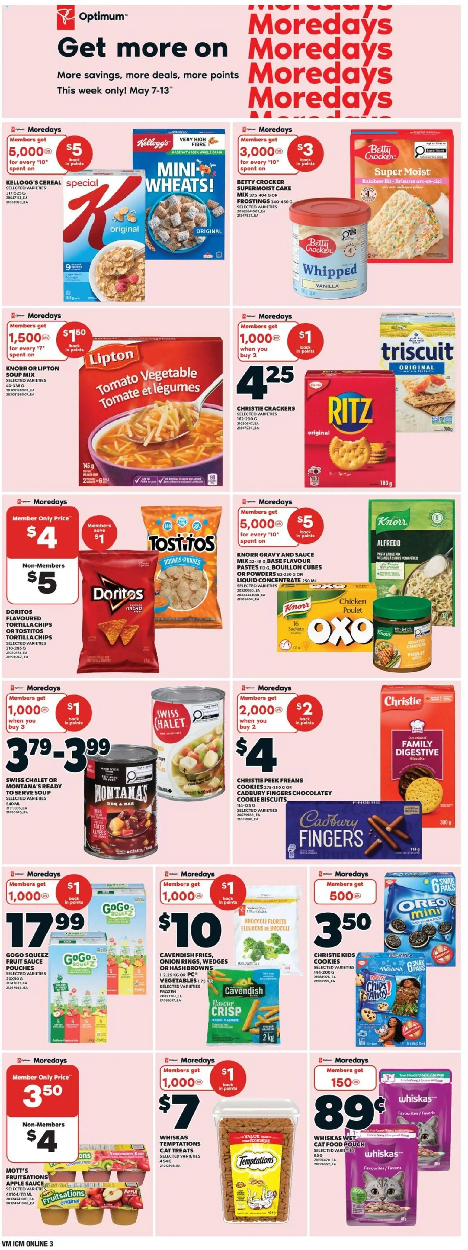 Valu Mart flyer valid from 07.05.2026 | Page: 5 | Products: Chips, Cookies, PC, Chicken