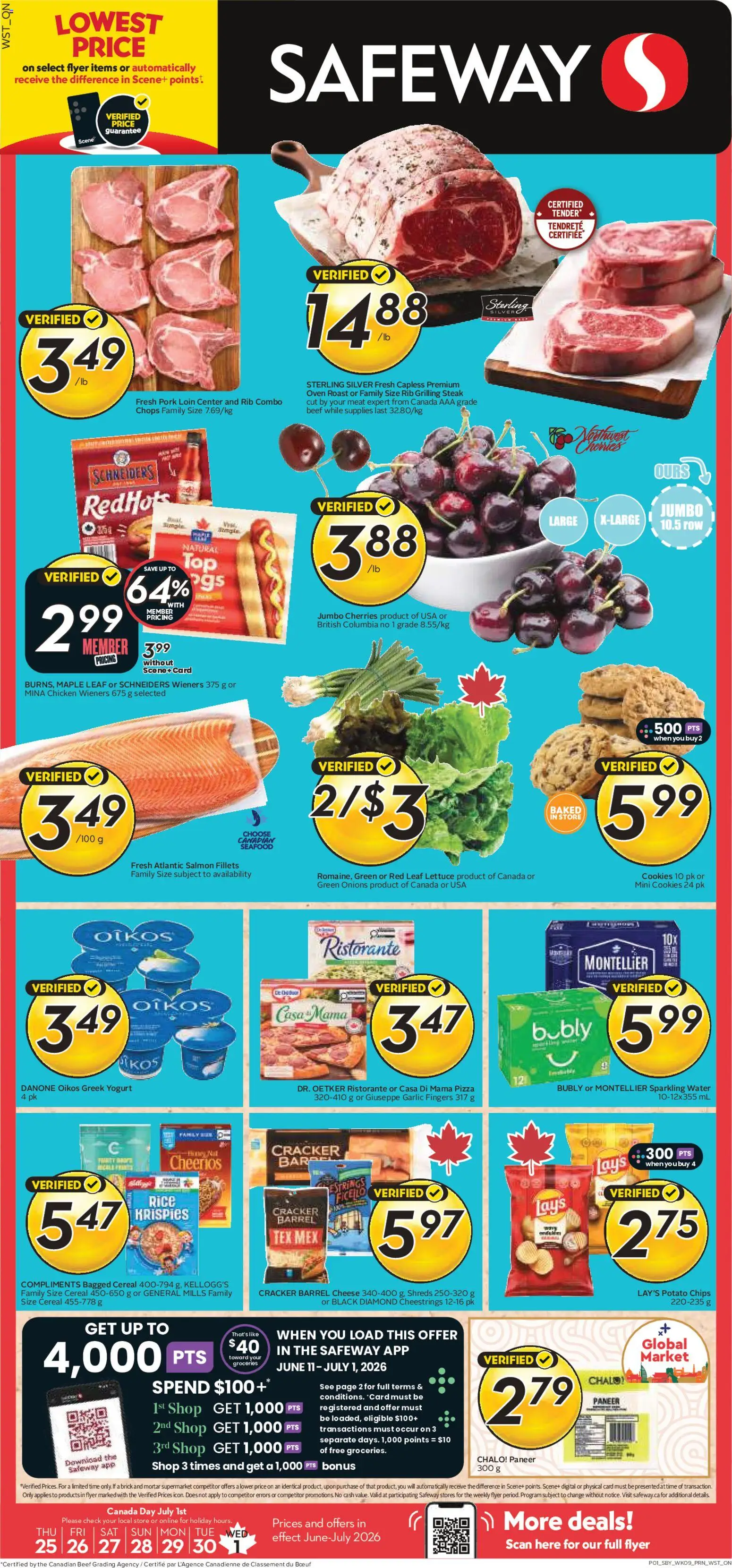 Safeway flyer valid from Jun 25, 2026 | Page: 1