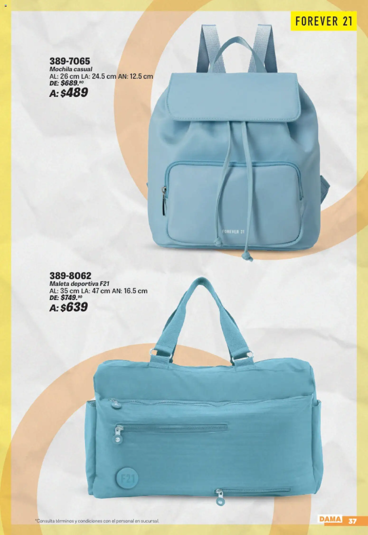 Nuevas ofertas de Andrea válidas en toda la República Mexicana desde el 19/07/2026. ¡Encuentra las mejores ofertas en Andrea catálogo Sports Week! | Página: 37 | Productos: Mochila, Maleta