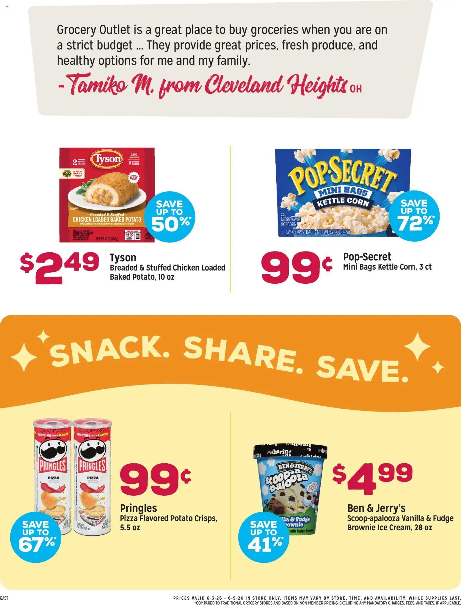 Grocery Outlet Weekly Ad - OH - valid from 03.06.2026 | Page: 2 | Products: Corn, Pin, Pizza, Kettle