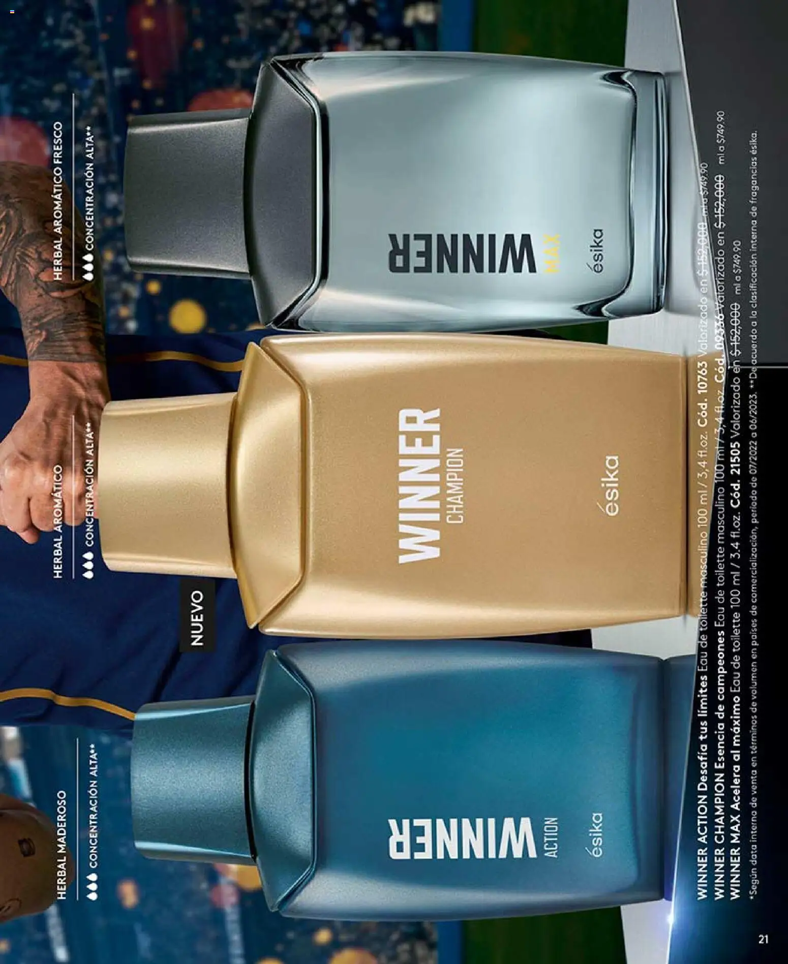 Ésika revista - valida desde el 17/07/2026 | Página: 21 | Productos: Eau de toilette