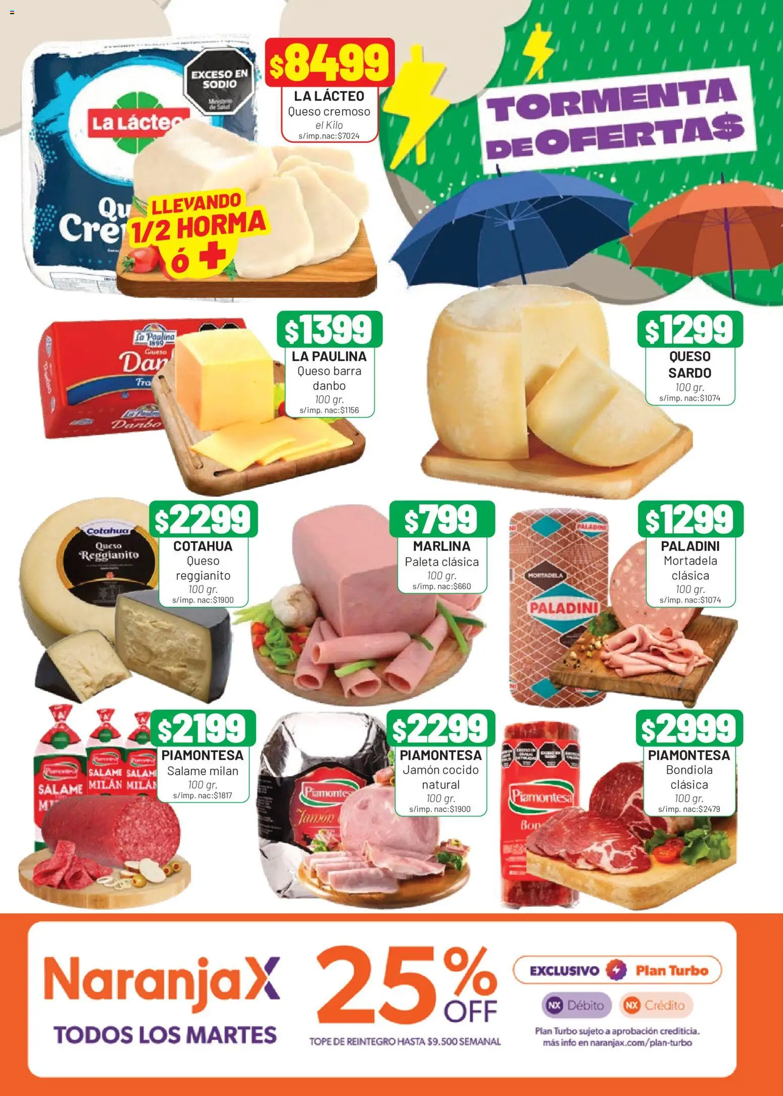 Almacor catálogo │ válido desde el 20/08/2026 | Página: 4 | Productos: Mortadela, Paleta, Queso, Salame