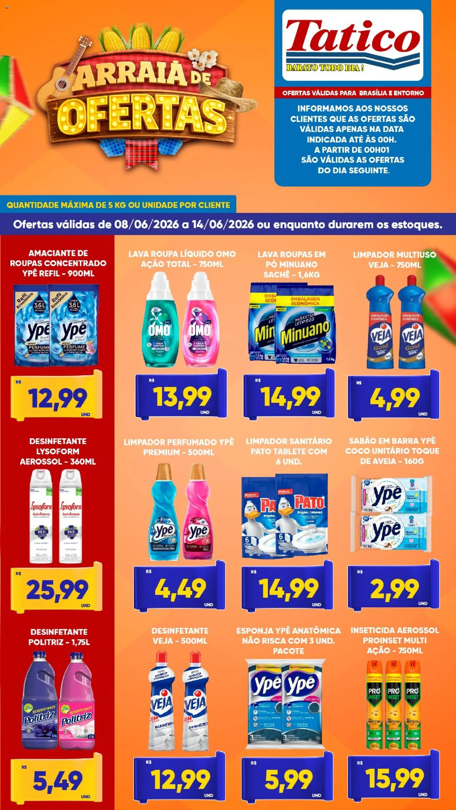 Tatico Folheto - válido de 08.06.2026 | Página: 9 | Produtos: Pó, Esponja, Limpador multiuso, Sabão