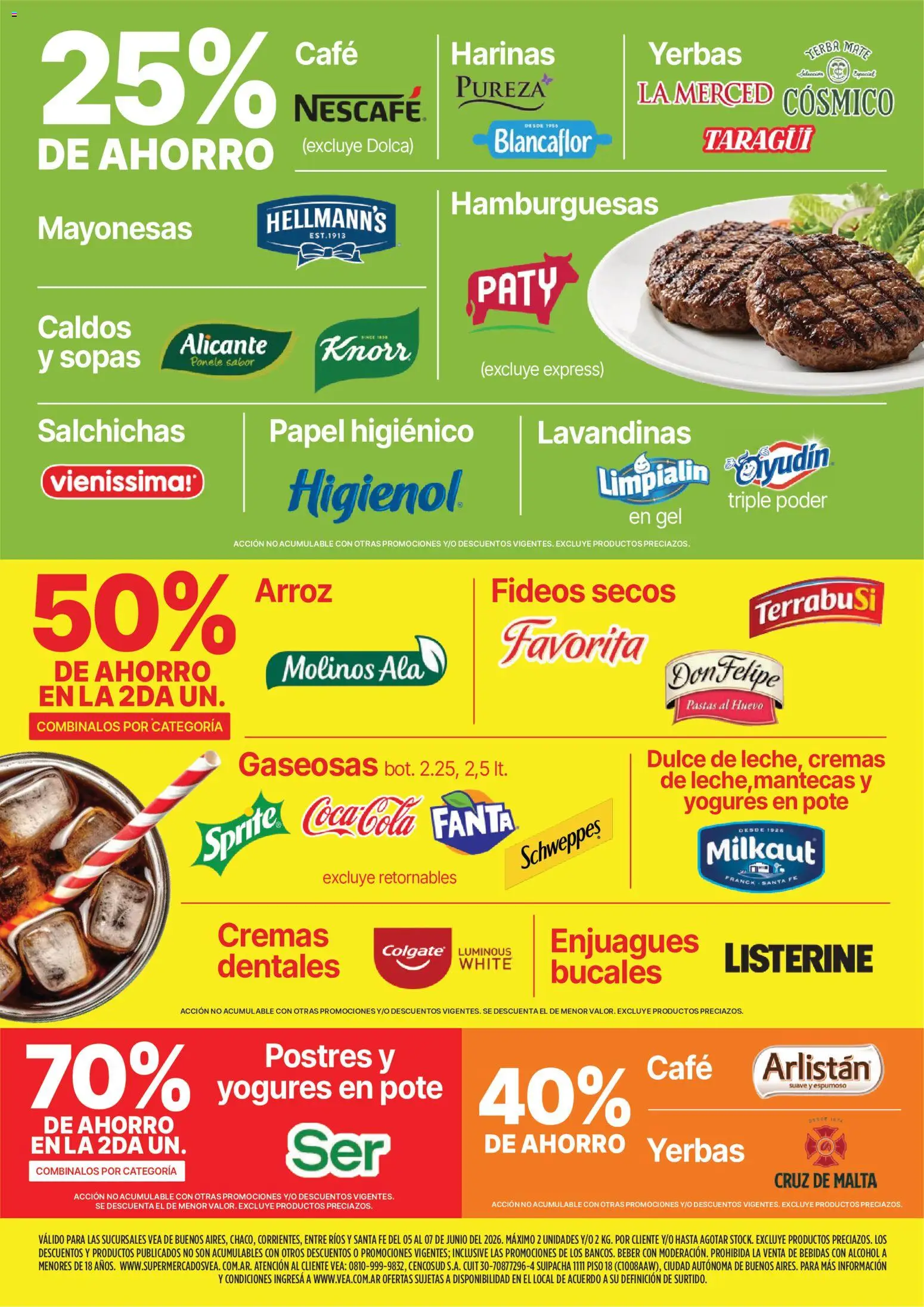 Vea - Ofertas │ válido desde el 05.06.2026 | Página: 3 | Productos: Papel higiénico, Mate, Huevo, Café