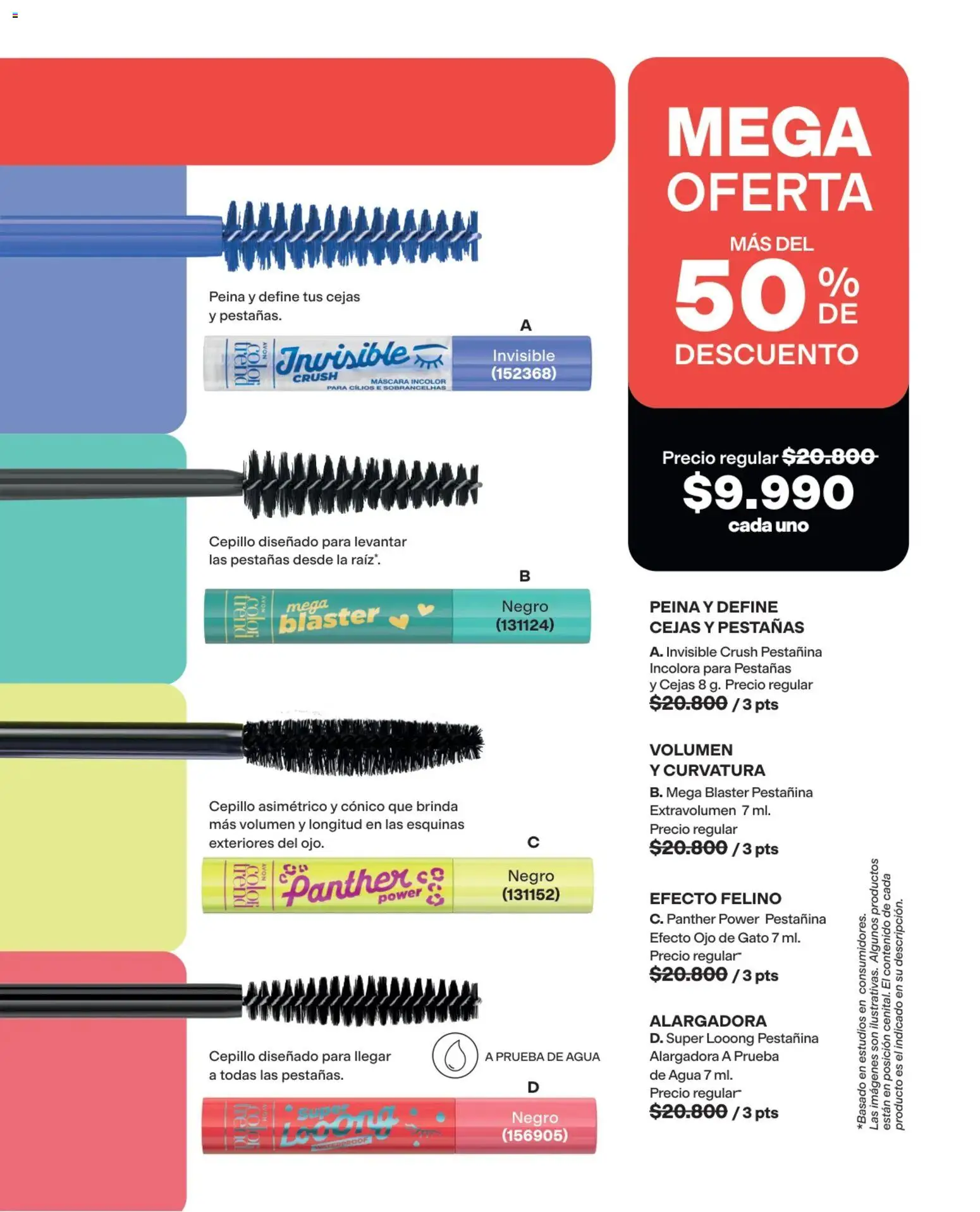Avon revista - valida desde el 03/08/2026 | Página: 49 | Productos: Agua, Cepillo, Máscara