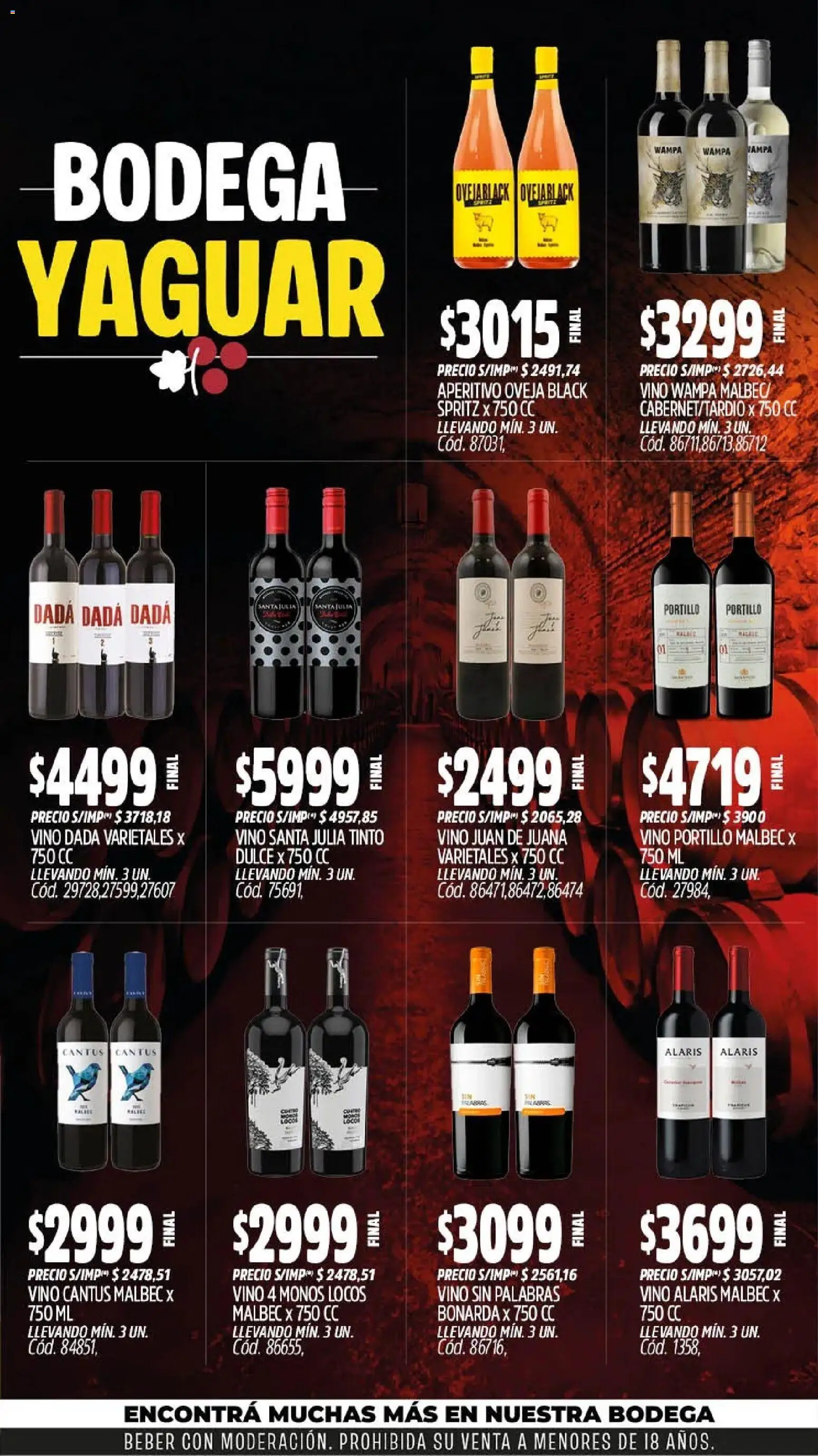 Yaguar - Oferta Semanal Salta │ válido desde el 17/07/2026 | Página: 6 | Productos: Dulce, Vino