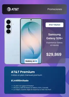 Vista previa de AT&T catálogo, nuevo folleto de la tienda, válido en México a partir del 26/10/2026