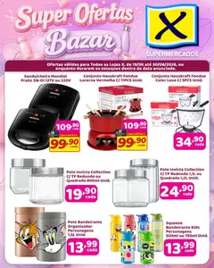 X Supermercados ofertas Bazar - Pré-Visualização do folheto da loja X Supermercados, válido de 19/06/2026