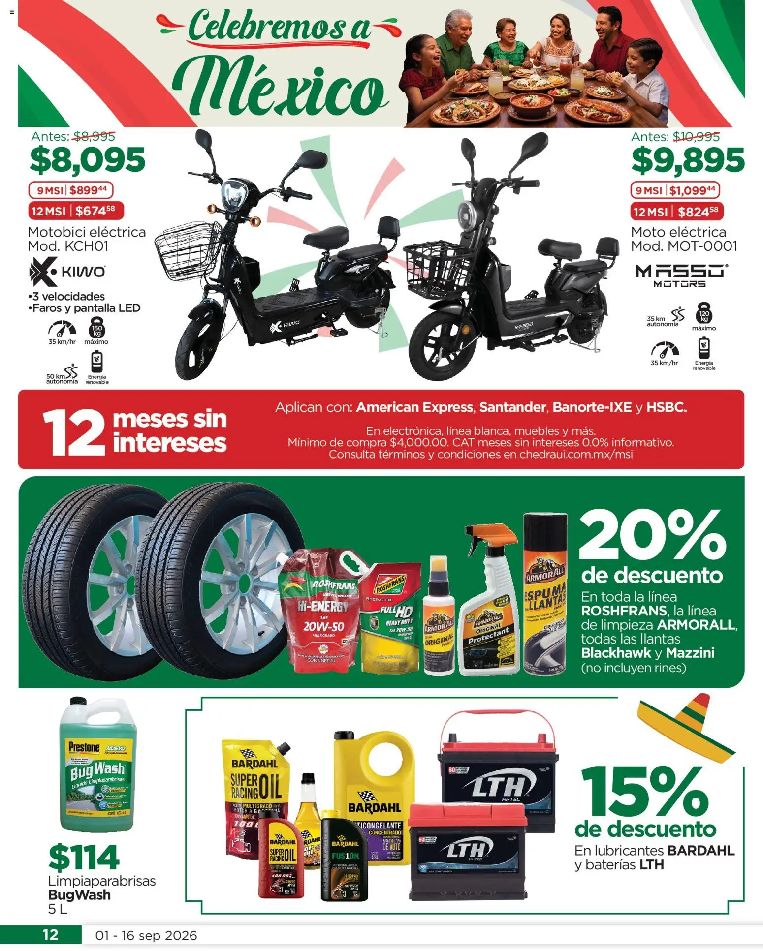 Nuevas ofertas de Chedraui válidas en toda la República Mexicana desde el 01/09/2026. ¡Encuentra las mejores ofertas en Chedraui Celebremos a México! | Página: 12