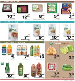 Preview of Weis weekly ads valid from 07/16/2026 | Page: 2 | Products: Tomatoes, Beef, Pineapple, Seafood