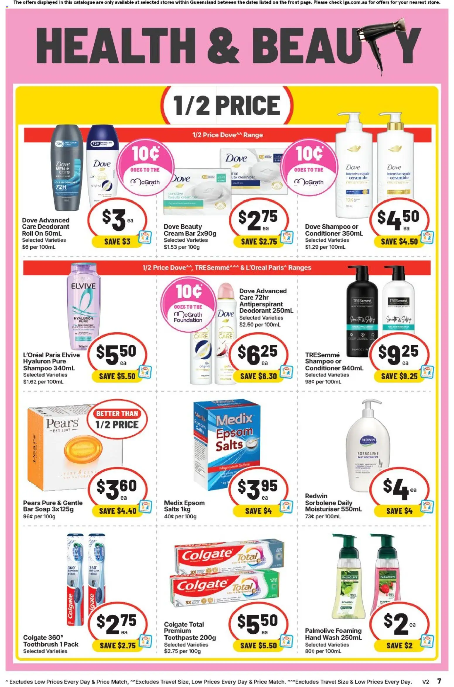 IGA catalogue - valid from 09/09/2026 | Page: 12 | Products: Gum, Makeup, Antiperspirant, Toothpaste