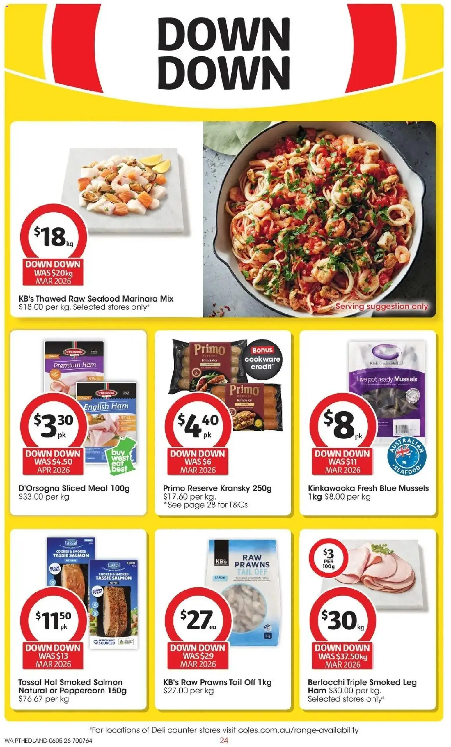 Coles catalogue - valid from 05.05.2026 | Page: 24 | Products: Pot, Meat, Cookware, Seafood