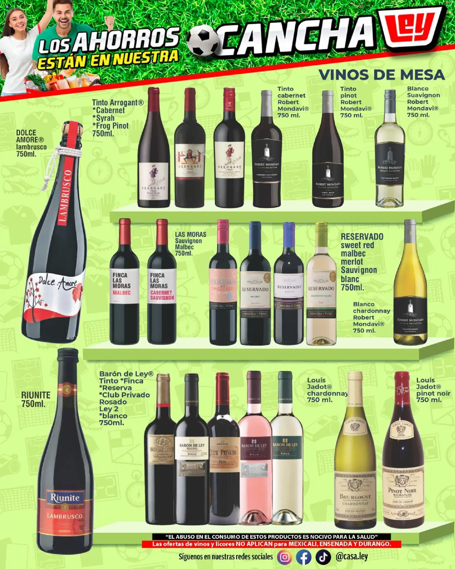 Nuevas ofertas de Casa Ley válidas en toda la República Mexicana desde el 11.06.2026. ¡Encuentra las mejores ofertas en Casa Ley folleto Día del Padre con Con Mundial 2026! | Página: 29 | Productos: Mesa