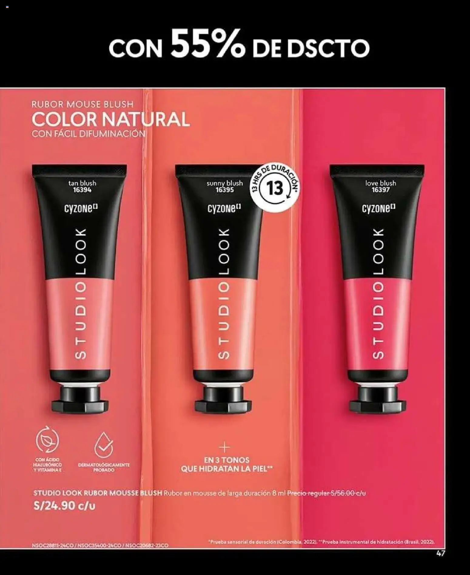 Catálogo CyZone válido desde 22/08/2026 | Página: 47 | Productos: Mouse, Rubor
