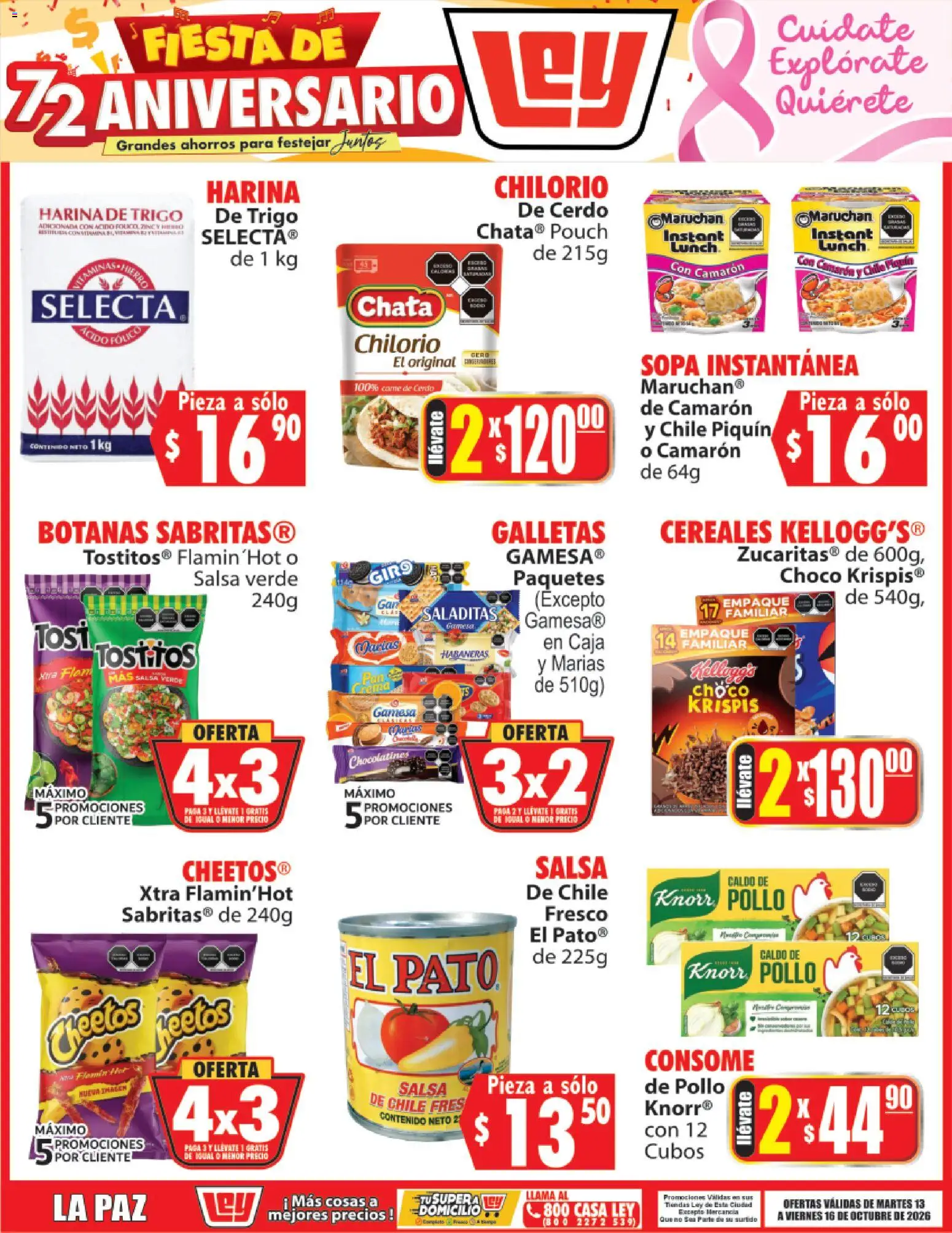Nuevas ofertas de Casa Ley válidas en toda la República Mexicana desde el 13/10/2026. ¡Encuentra las mejores ofertas en Casa Ley folleto Autoservicio La Paz! | Página: 2