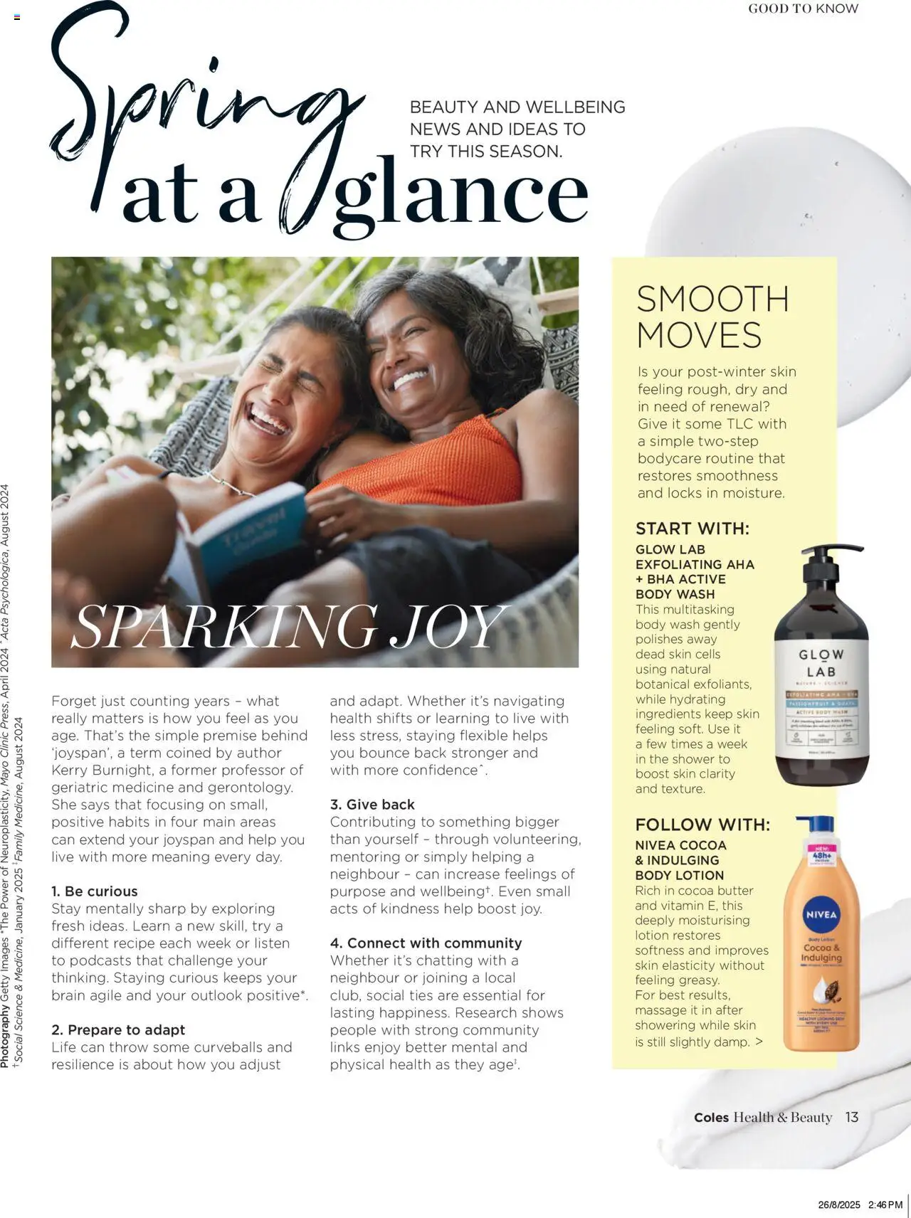 Coles catalogue - valid from 07.10.2025 | Page: 13 | Products: Shower, Cocoa, Butter, Body lotion