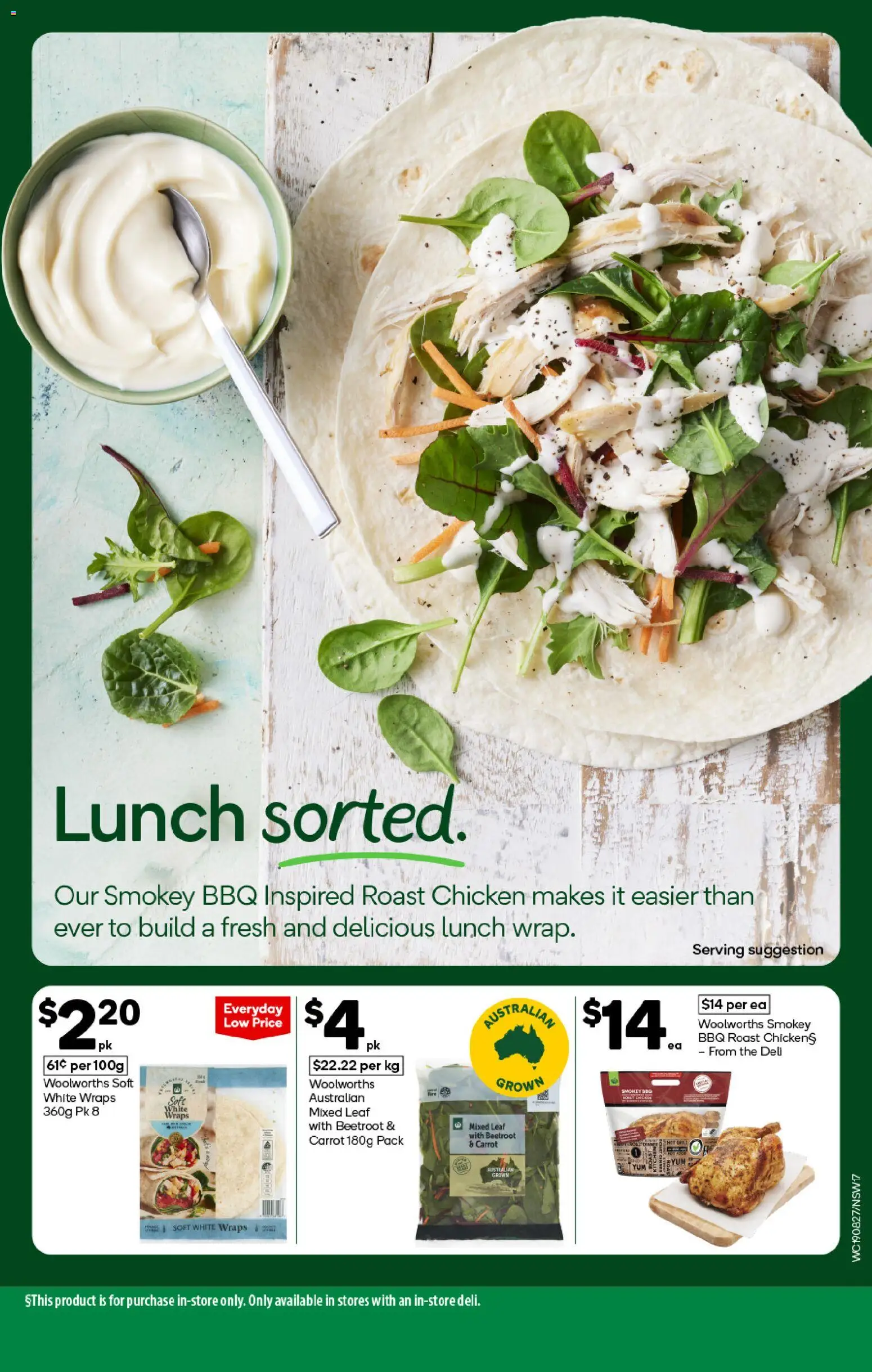 Woolworths catalogue - valid from 19/08/2026 | Page: 17 | Products: Chicken, Chickens, Beetroot, Roast