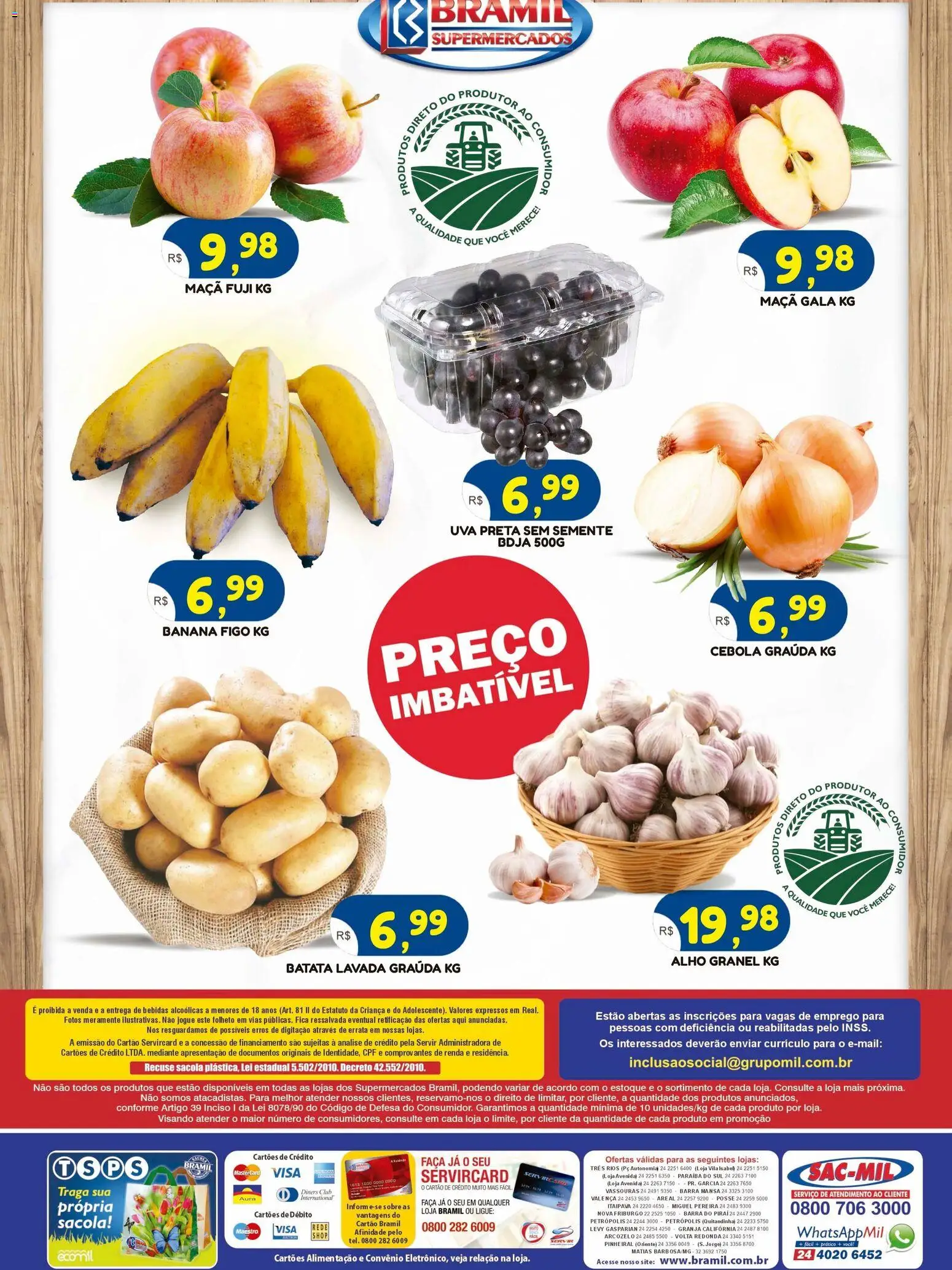 Bramil Supermercados Folheto - válido de 29/09/2026 | Página: 2 | Produtos: Figo, Alho, Uva, Faca