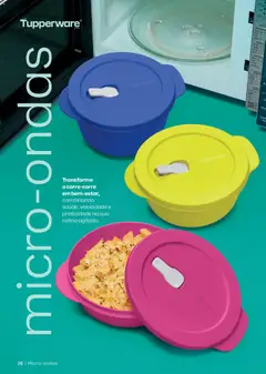 Tupperware catálogo Vitrine 05 - Pré-Visualização do folheto da loja Tupperware, válido de 01.05.2026 | Página: 26 | Produtos: Microondas