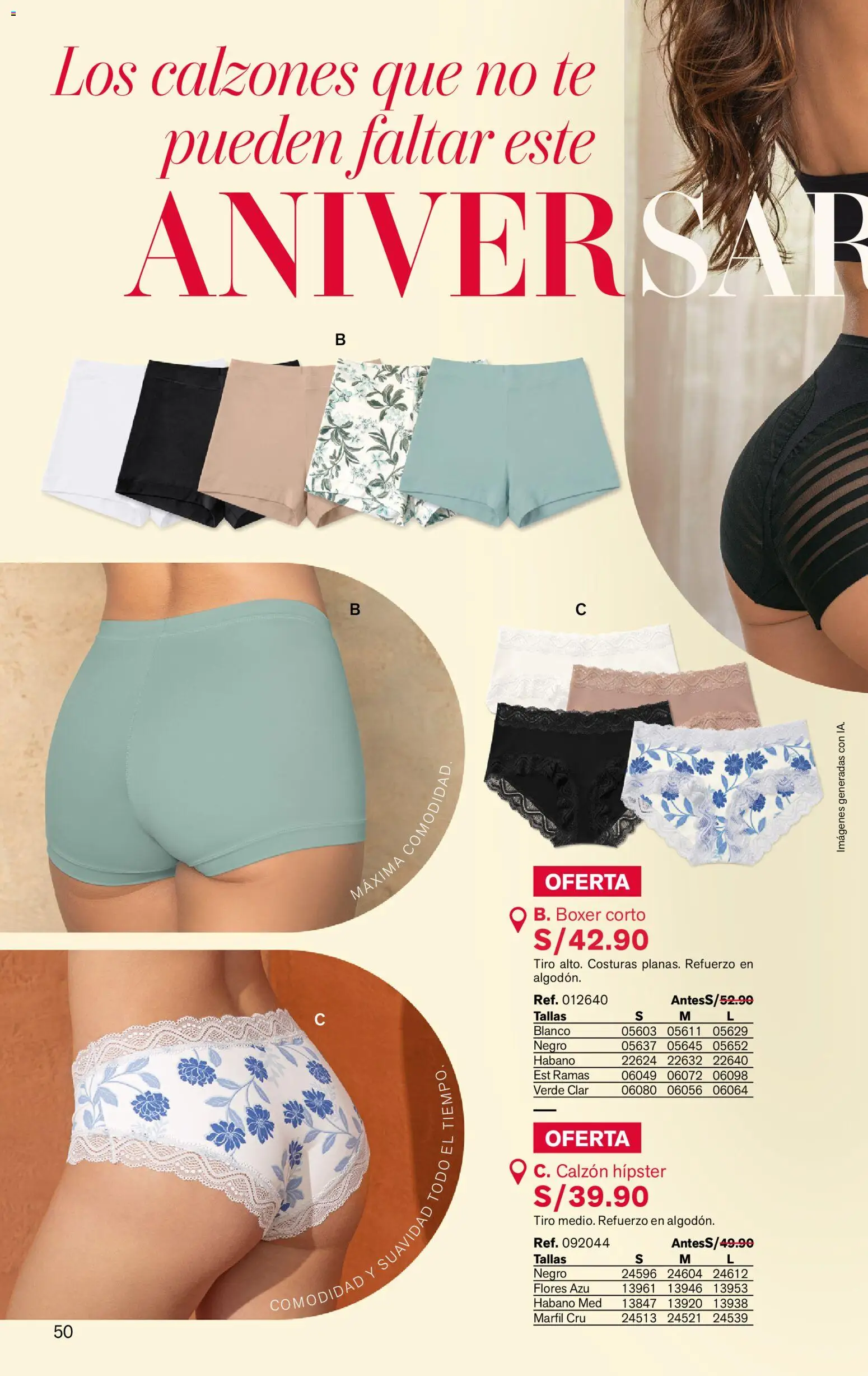 Catálogo Leonisa válido desde 25/06/2026 | Página: 50 | Productos: Té
