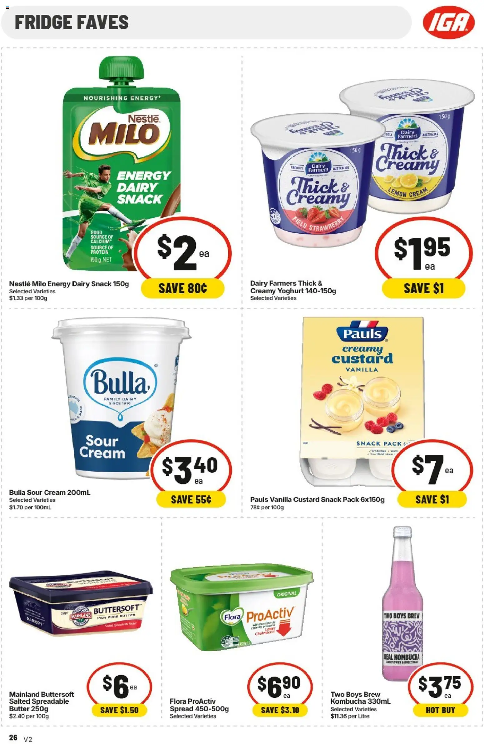 IGA catalogue - valid from 20.05.2026 | Page: 30 | Products: Dairy, Butter, Yoghurt, Cream