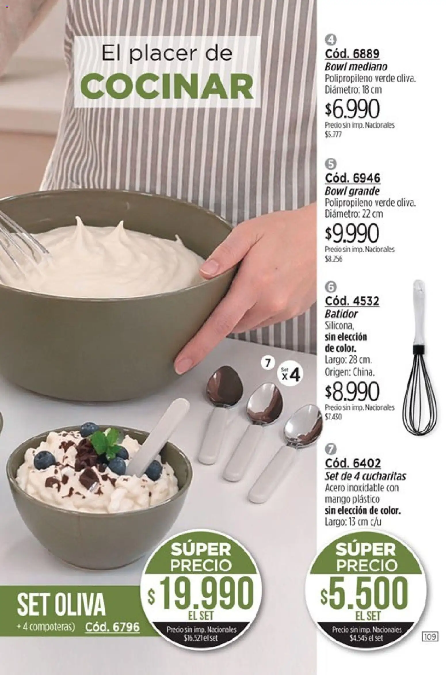 Amodil - Campaña 10 │ válido desde el 01.06.2026 | Página: 109 | Productos: Bowl, Oliva, Mango, Batidor