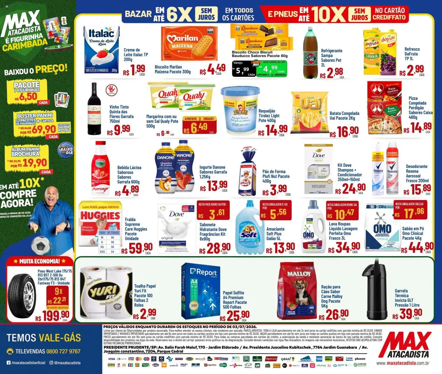 Max Atacadista Folheto - válido de 03/07/2026 | Página: 2 | Produtos: Condicionador, Caixa, Requeijão, Margarina