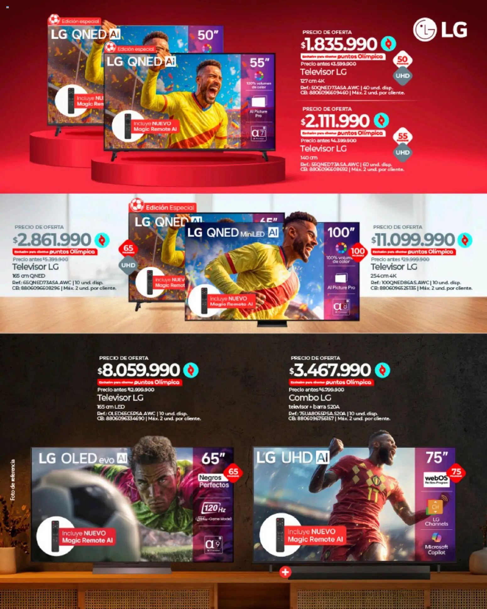 Olímpica revista - valida desde el 09.05.2026 | Página: 7 | Productos: Televisor