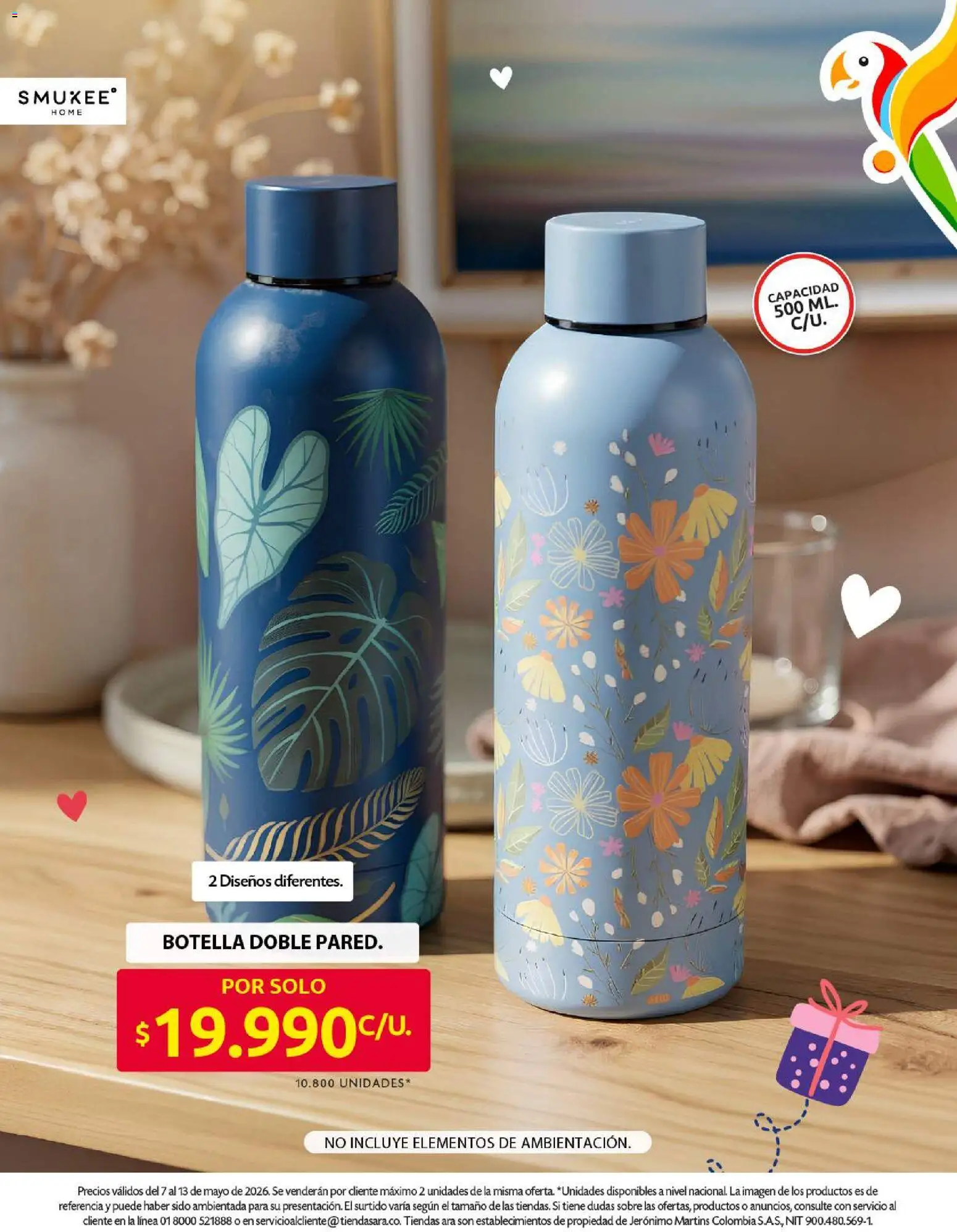 Ara revista - valida desde el 07.05.2026 | Página: 20 | Productos: Botella, Sobre