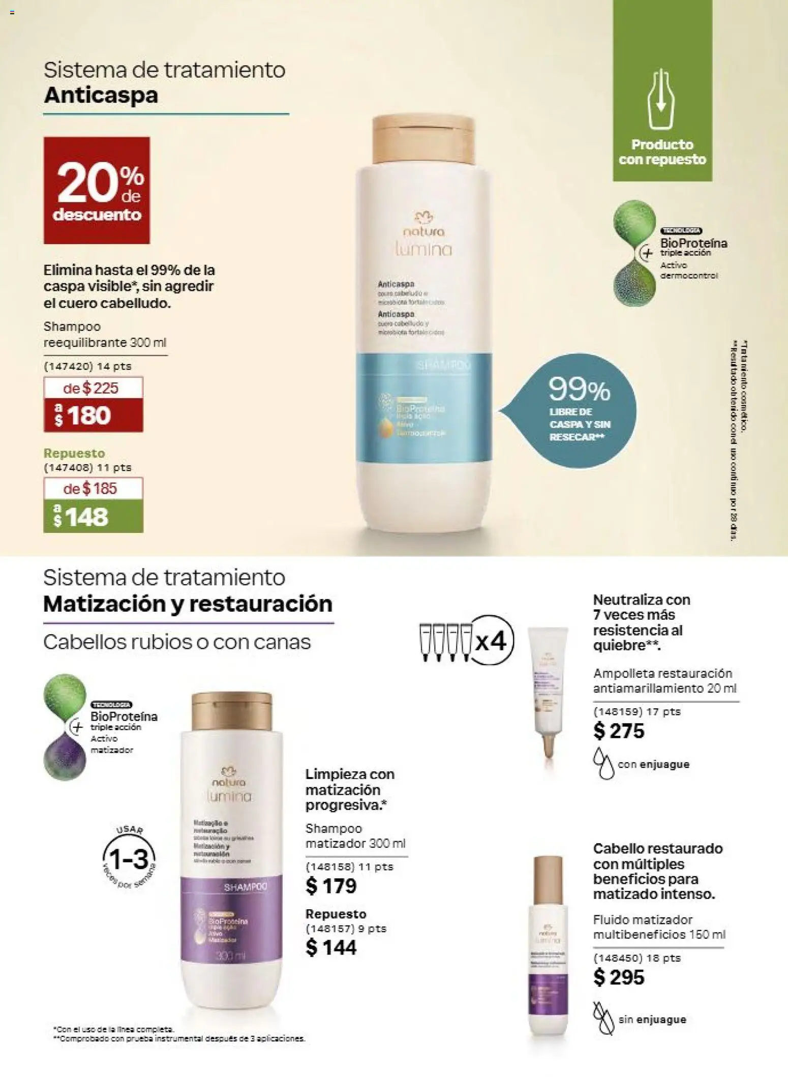 Nuevas ofertas de Natura válidas en toda la República Mexicana desde el 31/07/2026. ¡Encuentra las mejores ofertas en Natura campaña 12 2026! | Página: 125 | Productos: Shampoo, Proteína
