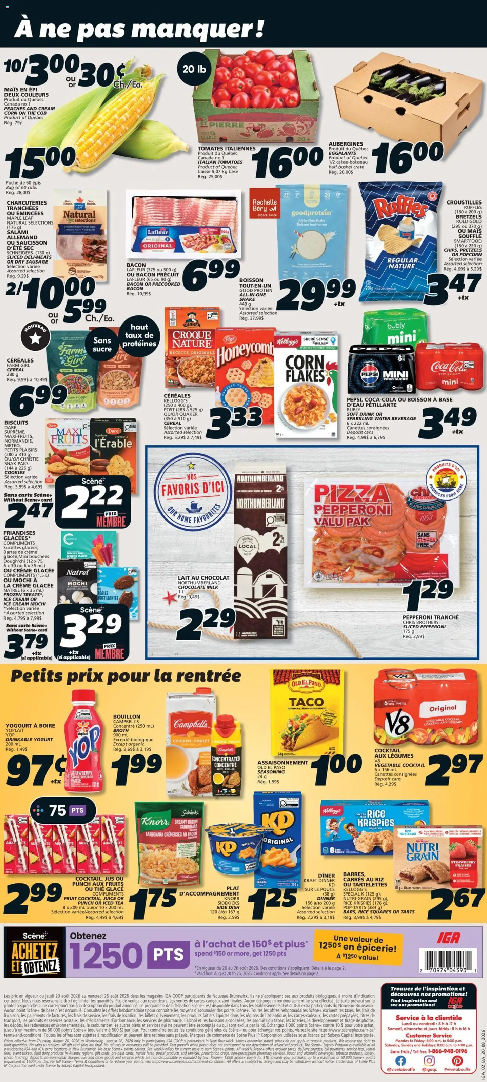 IGA flyer valid from Aug 20, 2026 | Page: 2
