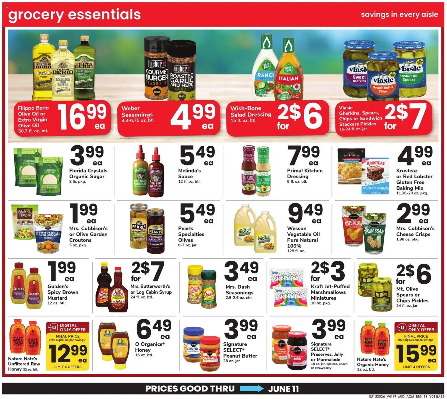 Acme Big Book of Savings - valid from 15.05.2026 | Page: 19 | Products: Butter, Salad, Sauce, Peach