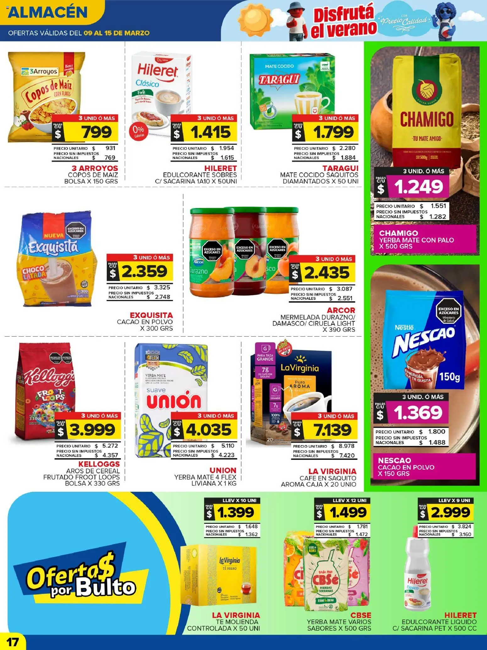 Carrefour Maxi catálogo │ válido desde el 09.03.2026 | Página: 17 | Productos: Pollo, Durazno, Polvo, Mermelada