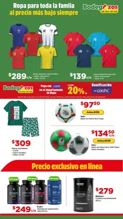 Vista previa de Bodega Aurrerá folleto Bodegazos, nuevo folleto de la tienda, válido en México a partir del 22/06/2026 | Página: 7 | Productos: Pijama, Ropa