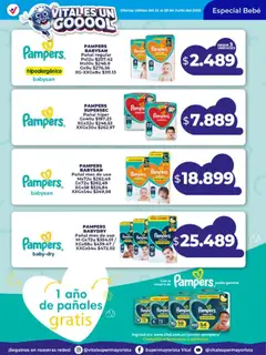 Vista previa Vital - Especial de pañales válido desde el 22/06/2026 | Página: 3 | Productos: Pan, Pañales