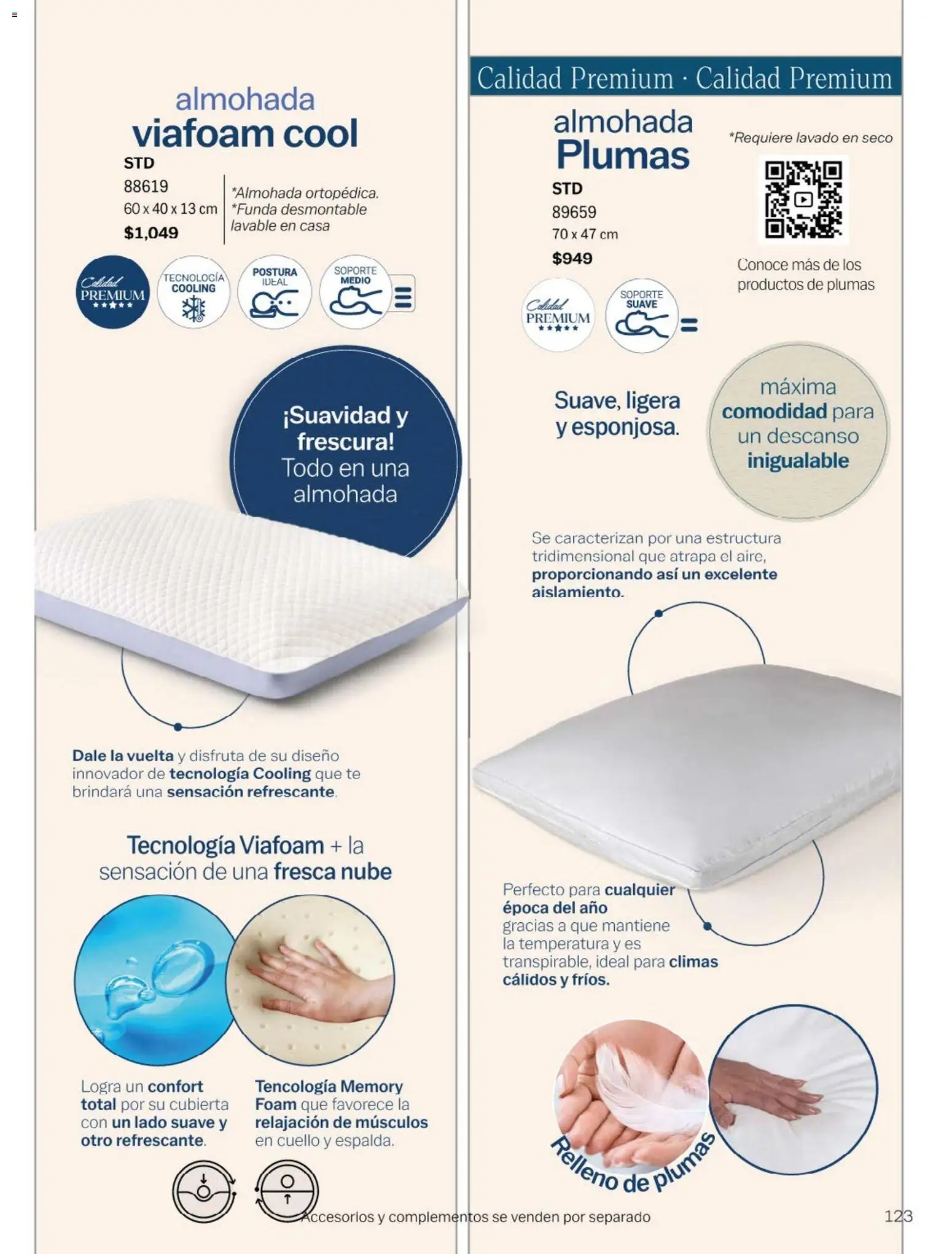 Nuevas ofertas de Vianney válidas en toda la República Mexicana desde el 23.01.2026. ¡Encuentra las mejores ofertas en Vianney catálogo Chavos! | Página: 125 | Productos: Almohada, Té
