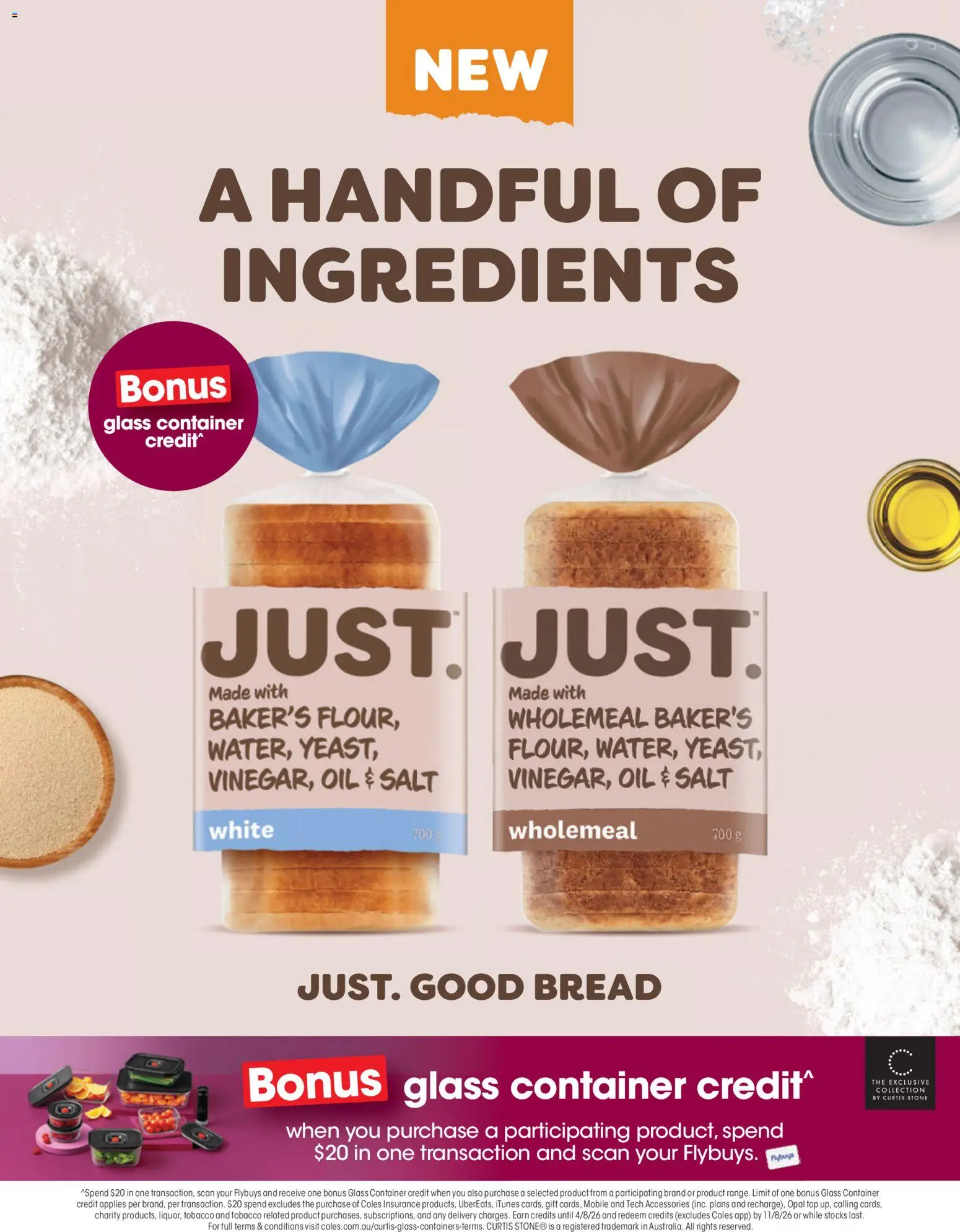 Coles catalogue - valid from 01/07/2026 | Page: 6 | Products: Bread, Salt, Accessories, Mobile