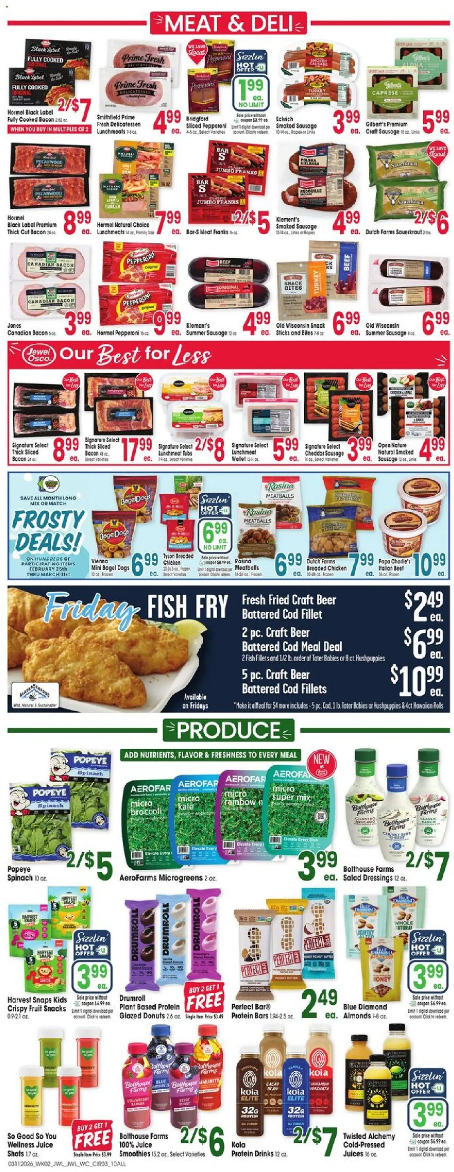 Jewel Osco Weekly Ad - valid from 03/11/2026 | Page: 3 | Products: Juice, Beer, Fish, Lime