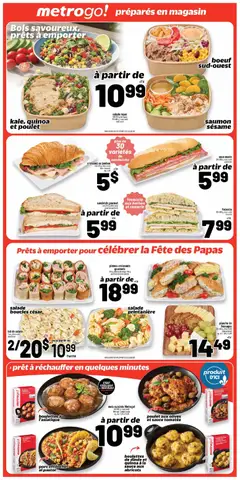 Preview of Metro weekly flyer / circulaire from shop Metro valid from 18.06.2026 | Page: 15 | Products: Salad, Cheese, Ham