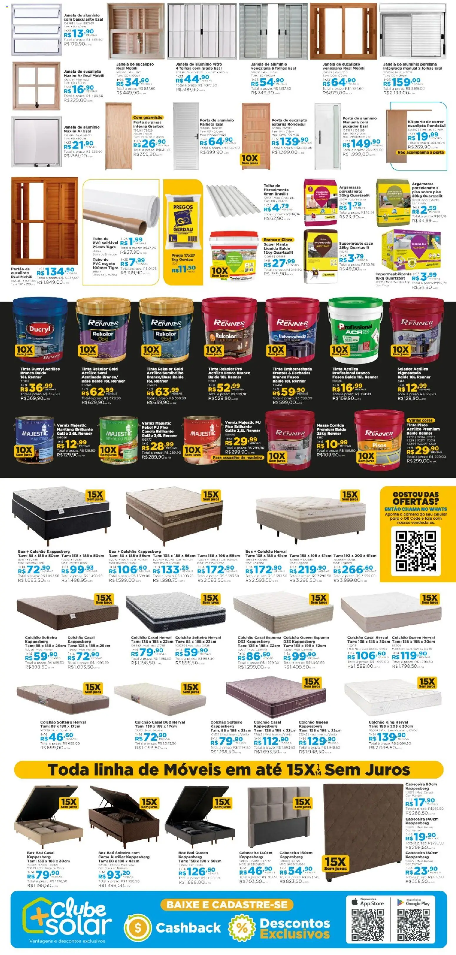 Lojas Solar Folheto - válido de 01/10/2026 | Página: 5 | Produtos: Pó, Guarnição, Colchão, Tinta