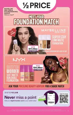 Preview of Priceline Pharmacy catalogue - valid from 17.06.2026 | Page: 19 | Products: Light, Makeup, Digital, Foundation