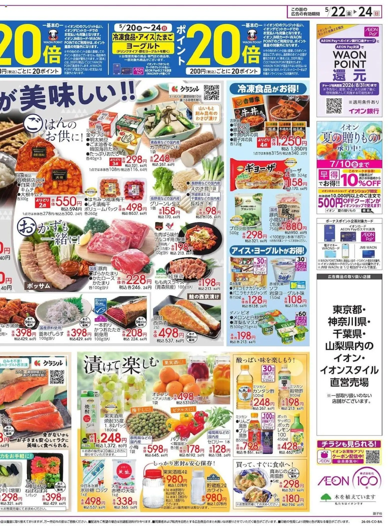 {H1} | ページ: 2 | 製品: 豚肉, オレンジ, ブルーベリー, ブロッコリー