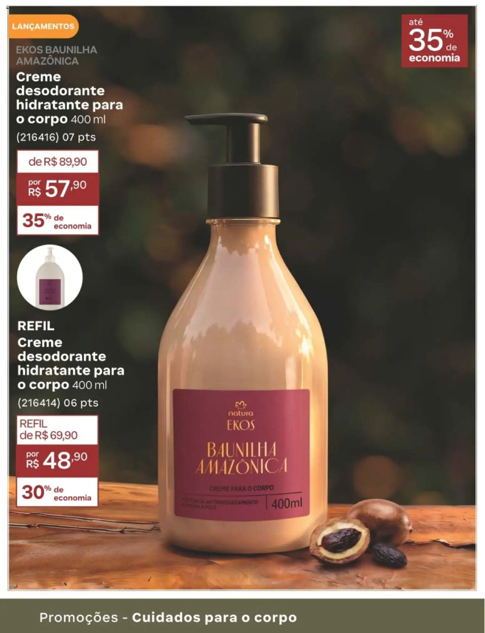 Natura Folheto - válido de 10/08/2026 | Página: 206 | Produtos: Desodorante, Creme
