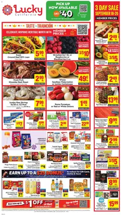 Preview of Lucky Supermarkets weekly ads valid from 09/16/2026