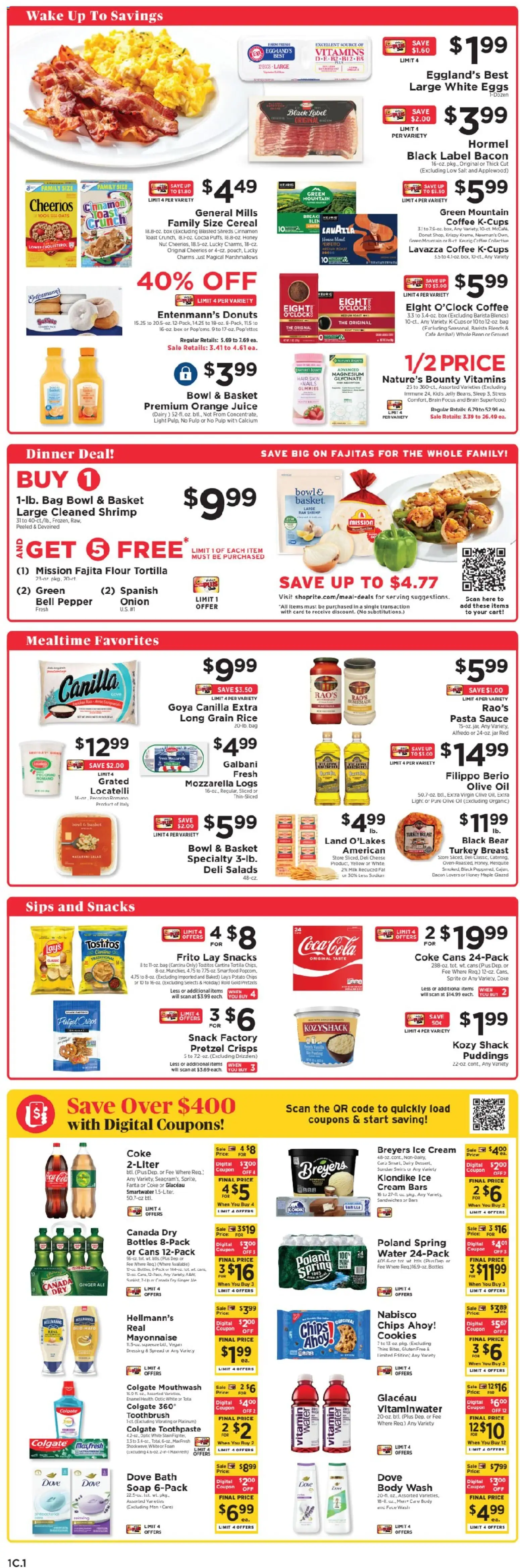 ShopRite Weekly Ad - valid from 08/02/2026 | Page: 3 | Products: Ginger, Basket, Snacks, Sprite