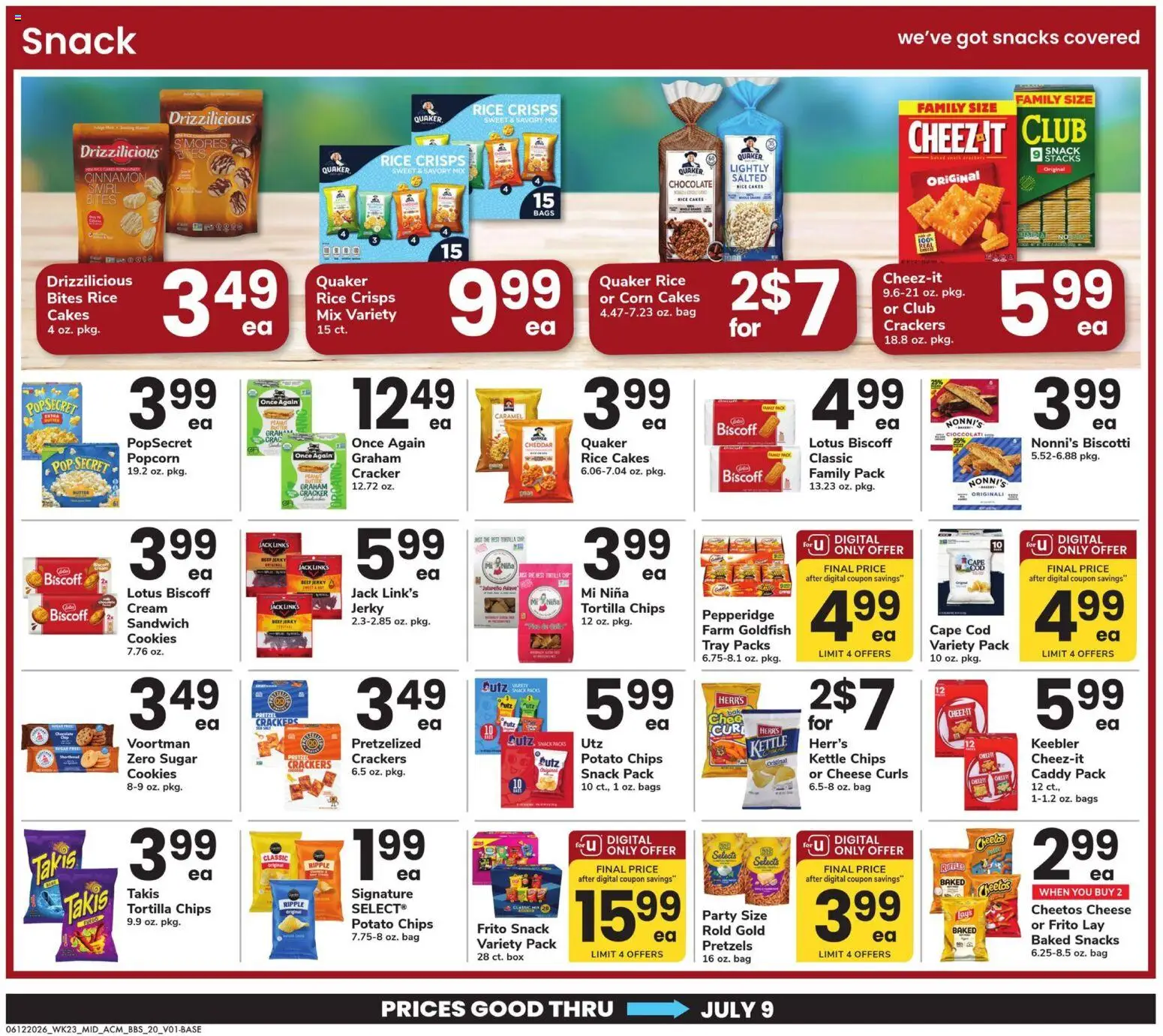 Acme Big Book of Savings - valid from 12.06.2026 | Page: 20 | Products: Corn, Cream, Bag, Kettle