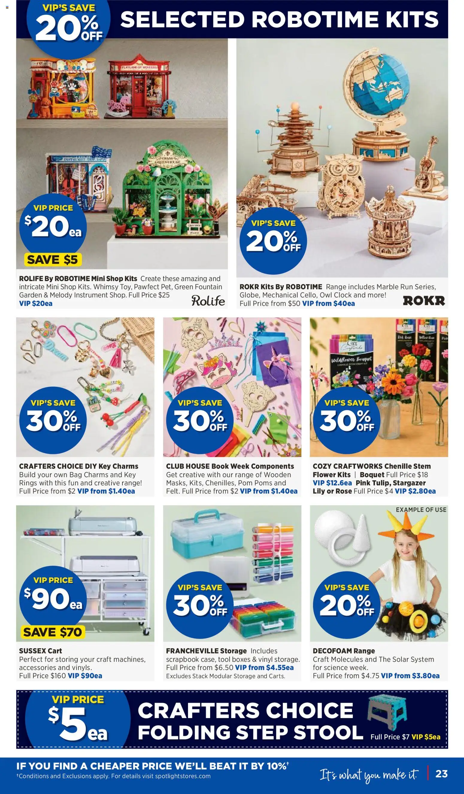 Spotlight catalogue - valid from 06/08/2026 | Page: 23 | Products: Stool, Fountain, Accessories, Clock